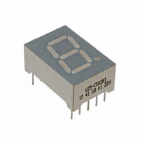Lumex Opto/Components Inc. - LDS-C502RI - LED 7-SEG .50 SNGL GRN CC DIRECT