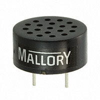 Mallory Sonalert Products Inc. - PB-1715PK - SPEAKER 8OHM 200MW TOP PORT 87DB