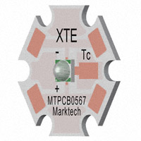 Marktech Optoelectronics - MTG7-001I-XTE00-WR-0CE7 - LED MCPCB STAR XTE WARM WHITE
