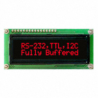 Matrix Orbital - LK162-12-R-V - LCD ALPHA/NUM DISPL 16X2 BK/RED