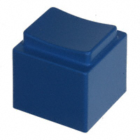 MEC Switches - 1670000 - CAP PUSHBUTTON RECTANGULAR BLUE