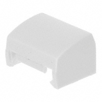 MEC Switches - 1A06 - CAP TACTILE RECTANGULAR WHITE