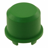 MEC Switches - 1DS02 - CAP TACTILE ROUND GREEN