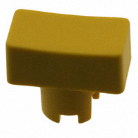 MEC Switches - 1PS04 - CAP TACTILE RECTANGULAR YELLOW