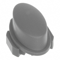 MEC Switches - 1WA03 - CAP TACTILE OVAL GRAY