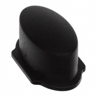 MEC Switches - 1WD09 - CAP TACTILE OVAL BLACK