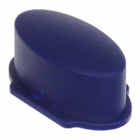MEC Switches - 1WD30 - CAP TACTILE OVAL ULTRA BLUE