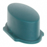 MEC Switches - 1WD42 - CAP TACTILE OVAL BLUE/AQUA