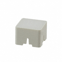 MEC Switches - 1Y0616 - CAP TACTILE SQUARE WHITE