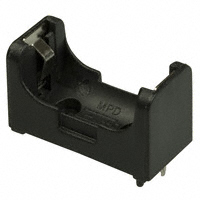 MPD (Memory Protection Devices) - BH1/2AA-3 - HOLDER BATT 1/2AA CELL PC MNT