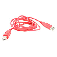 MikroElektronika - MIKROE-975 - USB CABLE A TO B - RED