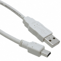 Molex, LLC - 0887328610 - CABLE USB A TO MINI-B 1M WHITE