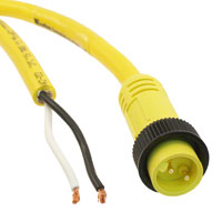 Molex Connector Corporation - 1300060162 - CORDSET 2POS MALE 12' 16/2 PVC