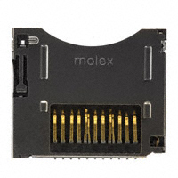 Molex Connector Corporation - 48050-0001 - CONN MINI SD CARD PUSH-PUSH R/A