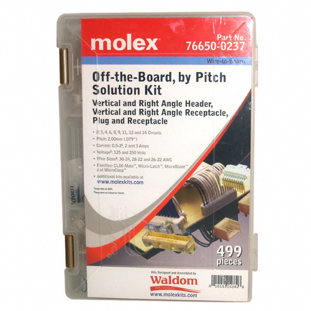 Molex Connector Corporation - 76650-0237 - KIT CONN MULTI WIRE-BOARD 405PC