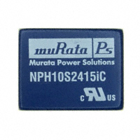 Murata Power Solutions Inc. - NPH10S2415IC - CONV DC/DC 10W24VIN 15.1VOUT DIP