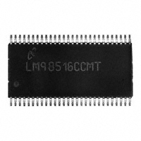 Texas Instruments - LM98516CCMTX - IC AFE 2CHAN 10BIT 60MSPS