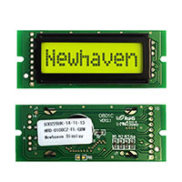 Newhaven Display Intl - NHD-0108CZ-FL-GBW - LCD MOD CHAR 1X8 Y/G TRANSFL