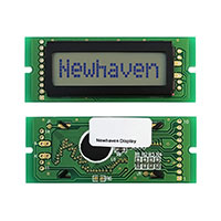 Newhaven Display Intl - NHD-0108CZ-RN-GBW - LCD MOD CHAR 1X8 NO REFL