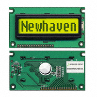 Newhaven Display Intl - NHD-0108FZ-FL-YBW-3V3 - LCD MOD CHAR 1X8 Y/G TRANSFL