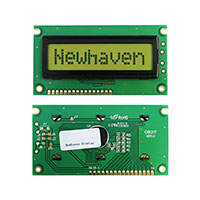 Newhaven Display Intl - NHD-0108FZ-RN-YBW - LCD MOD CHAR 1X8 NO REFL
