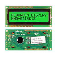 Newhaven Display Intl - NHD-0216K1Z-FSPG-GBW-L - LCD MOD CHAR 2X16 GRN TRANSFL