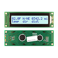 Newhaven Display Intl - NHD-0220DZ-FSW-GBW - LCD MOD CHAR 2X20 WH TRANSFL