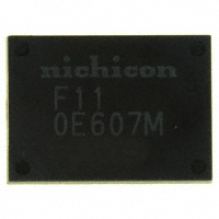 Nichicon - F110E607MFK - CAP ALUM 600UF 20% 2.5V SMD