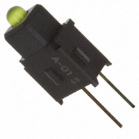 NKK Switches - A01PE - INDICATOR LOW PRO STR YELLOW LED