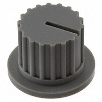 NKK Switches - AT3009H - ROTARY KNOB NR01 GRAY FLANGE