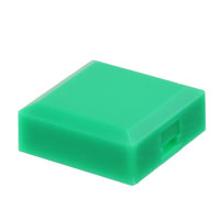 NKK Switches - AT3077F - CAP PUSHBUTTON SQUARE GREEN