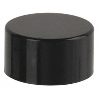 NKK Switches - AT496A - CAP PUSHBUTTON ROUND BLACK