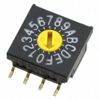 NKK Switches - FR02FC16P-S - SW ROTARY DIP HEX COMP 100MA 5V