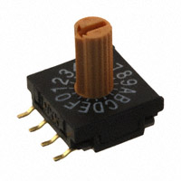 NKK Switches - FR02KR16P-R - SWITCH ROTARY DIP HEX 100MA 5V