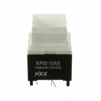 NKK Switches - KP0215ASBKG03CF - SWITCH PUSH SPST-NO 0.1A 12V