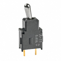 NKK Switches - A11JP - SWITCH TOGGLE SPST 0.4VA 28V