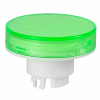 NKK Switches - AT3017FB - CAP PUSHBUTTON ROUND GREEN/WHITE