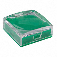NKK Switches - AT3073JF - CAP PUSHBUTTON SQUARE CLEAR/GRN