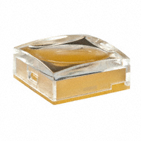 NKK Switches - AT3074JD - CAP PUSHBUTTON SQUARE CLR/AMBER