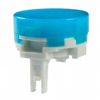 NKK Switches - AT4012GJ - CAP PUSHBUTTON ROUND BLUE