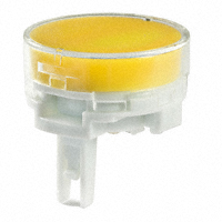 NKK Switches - AT4013JE - CAP PUSHBUTTON ROUND CLEAR/YEL