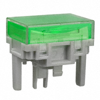 NKK Switches - AT4028JF - CAP PUSHBUTTON RECT CLEAR/GREEN