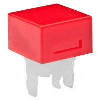 NKK Switches - AT4035C - CAP PUSHBUTTON SQUARE RED