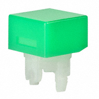 NKK Switches - AT4035F - CAP PUSHBUTTON SQUARE GREEN