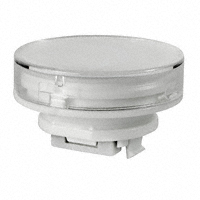NKK Switches - AT4055JB - CAP PUSHBUTTON ROUND CLEAR/WHITE