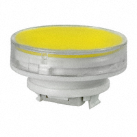 NKK Switches - AT4055JE - CAP PUSHBUTTON ROUND CLEAR/YEL