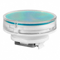NKK Switches - AT4055JG - CAP PUSHBUTTON ROUND CLEAR/BLUE