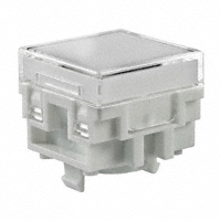 NKK Switches - AT4129JB - CAP PUSHBUTTON SQUARE CLEAR/WHT