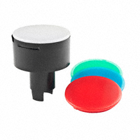 NKK Switches - AT446 - CAP PUSHBUTTON ROUND BLACK