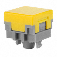 NKK Switches - AT484E - CAP PUSHBUTTON SQUARE YELLOW